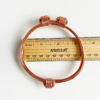 African Elephant Knot Bracelet - 3 Knot COPPER Color Metal V1 made in Zimbabwe ships from USA. - Image 5