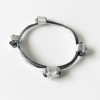 African Elephant Knot Bracelet - 4 Knot BLACK & SILVER Mixed Color Metal V2 made in Zimbabwe ships from USA. - Image 6