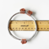 African Elephant Knot Bracelet - 3 Knot SILVER & COPPER Color Metal V2 made in Zimbabwe ships from USA. - Image 3