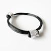 African Elephant Knot Bracelet - 2 Knot SILVER & BLACK Color Metal V2 made in Zimbabwe ships from USA. - Image 3