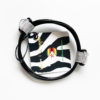 African Elephant Knot Bracelet - 2 Knot SILVER & BLACK Color Metal V2 made in Zimbabwe ships from USA. - Image 4