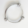 African Elephant Knot Bracelet - 3 Knot SILVER Color Metal V1 made in Zimbabwe ships from USA. - Image 4