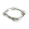 African Elephant Knot Bracelet - 4 Knot Silver Color Metal V1 made in Zimbabwe ships from USA. - Image 2