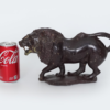 African Lion #1 "shumba" Cobalt Shona Stone Sculpture Handmade in Zimbabwe! - Image 4