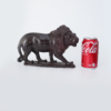 African Lion "shumba" Cobalt Shona Stone Sculpture Handmade in Zimbabwe! - Image 2