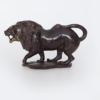 African Lion #1 "shumba" Cobalt Shona Stone Sculpture Handmade in Zimbabwe!