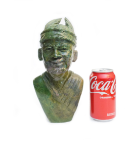 Alternative view of Shona Chief Verdite #3 Shona Stone Sculpture Hand Carved in Zimbabwe! Ships From USA